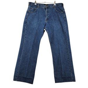 RedHead Jeans Men's Straight Leg 5-Pocket Relaxed Fit Denim Blue 36/30 ach43